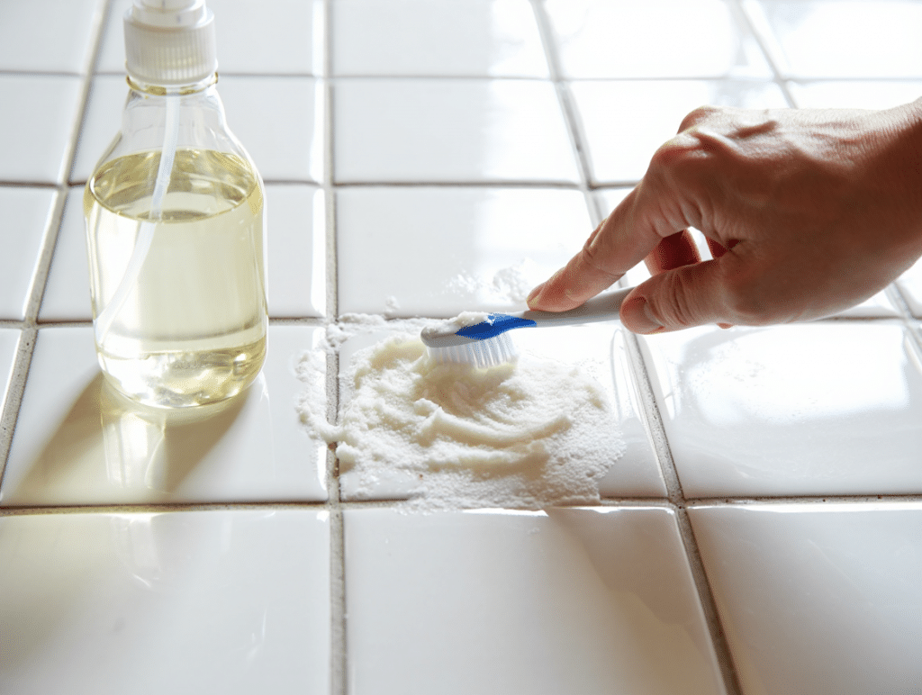 Solutions naturelles pour nettoyer les joints de carrelage