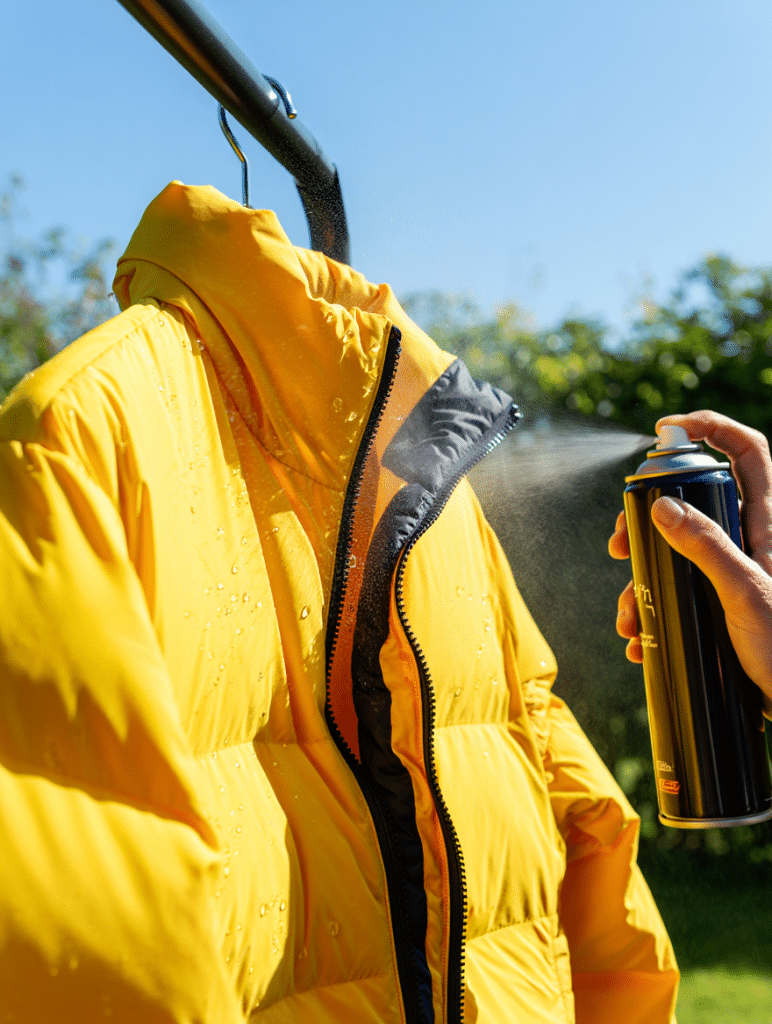 Traitement imperméabilisant après lavage