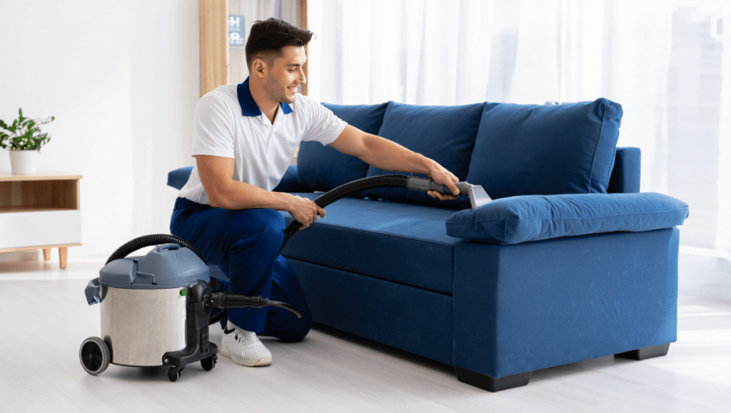 Astuces pour nettoyer un canapé en tissu