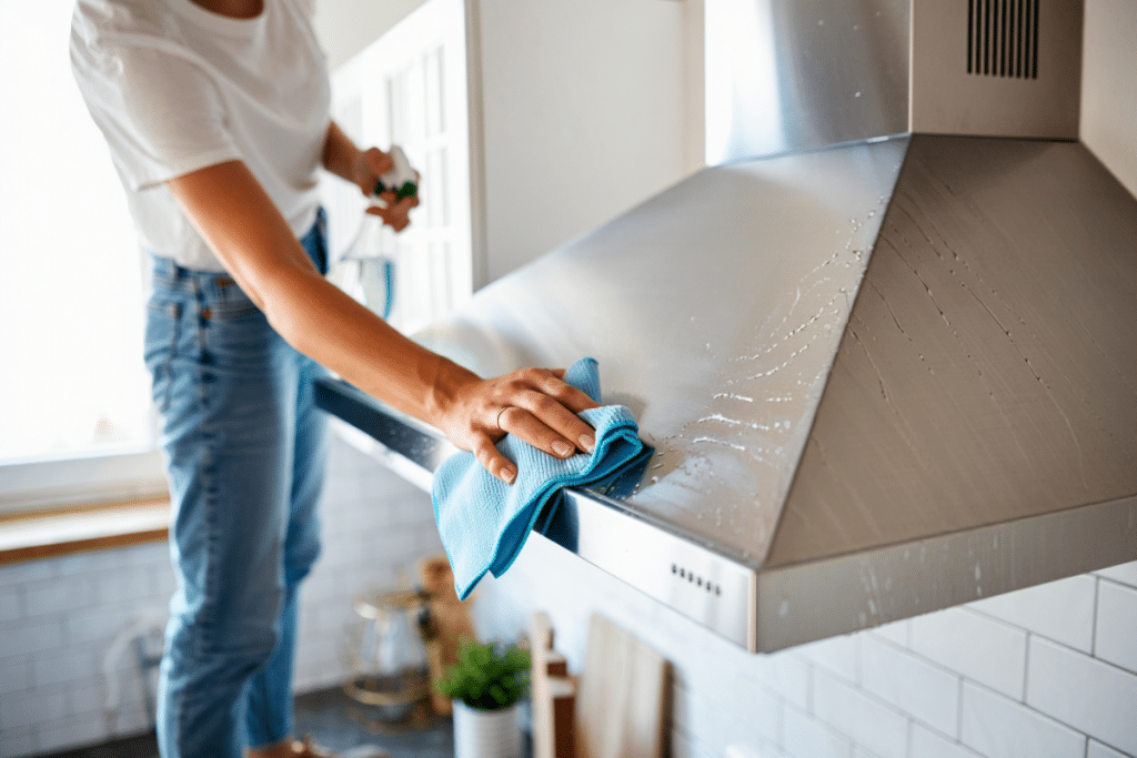 Guide pour nettoyer une hotte de cuisine
