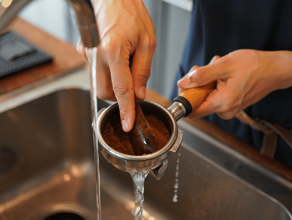 Nettoyage du filtre à café