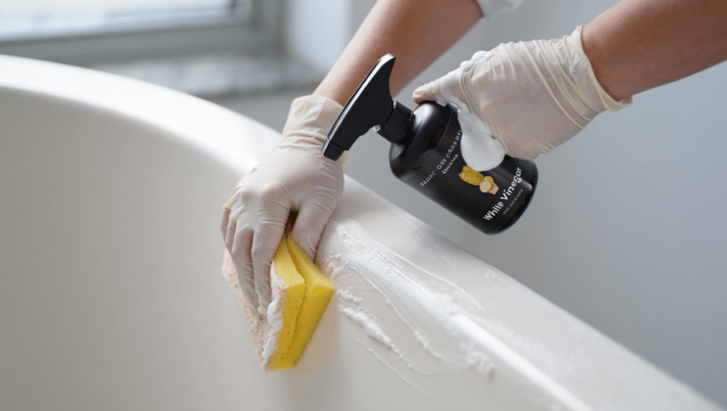 Entretien régulier d'une baignoire