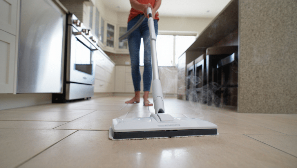 Nettoyeur vapeur pour sol en carrelage
