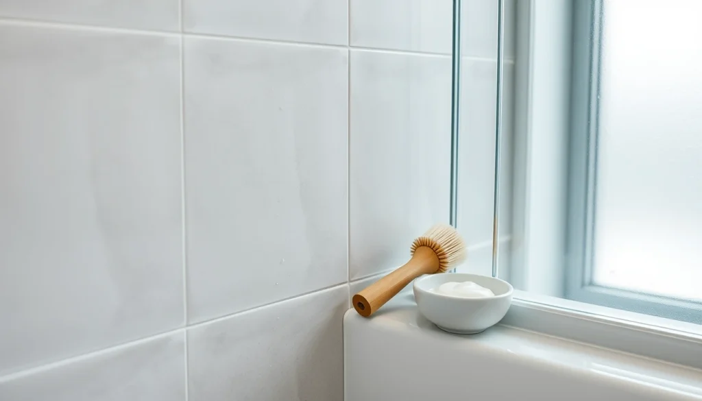 Enlever la moisissure sur un joint de douche en silicone